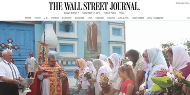 The Wall Street Journal  написала про церковний конфлікт у Птичі на Рівненщині